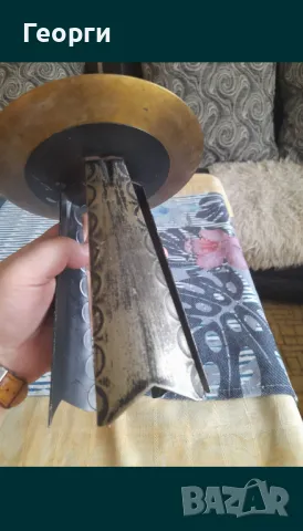 Красив метален свещик, снимка 4 - Колекции - 50100661