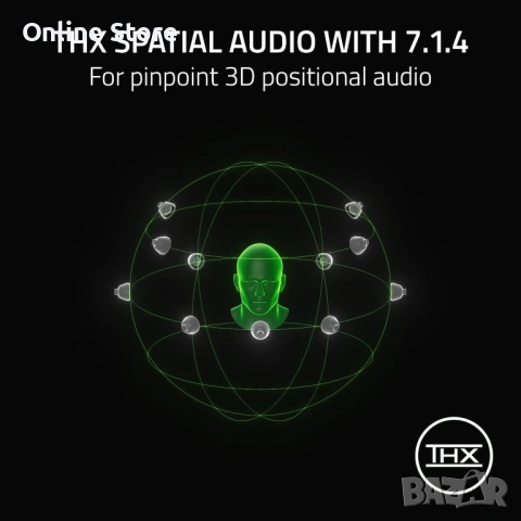 Razer BlackShark V3 безжични геймърски слушалки – TriForce 50 мм, THX Spatial Audio, FPS, снимка 11 - Слушалки за компютър - 54169962