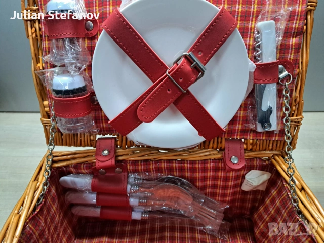 Кошница за пикник за двама, снимка 3 - Къмпинг мебели - 53602736