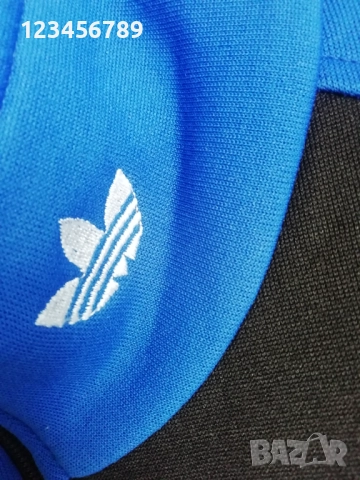 Левски Адидас ретро горнище от 90те Adidas Levski Vintage синьо-черно , снимка 4 - Спортни дрехи, екипи - 52021766