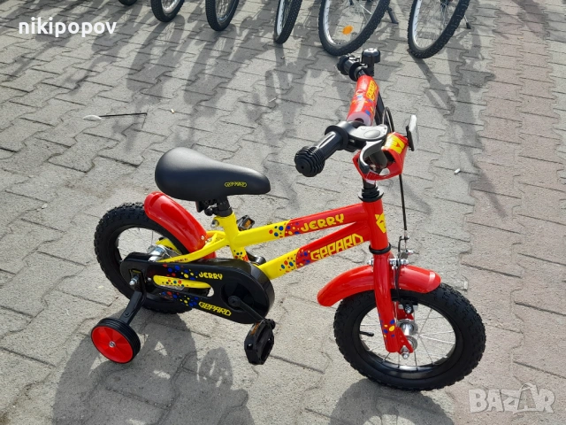 GEPARD Велосипед 12" JERRY червен, снимка 5 - Велосипеди - 53758859