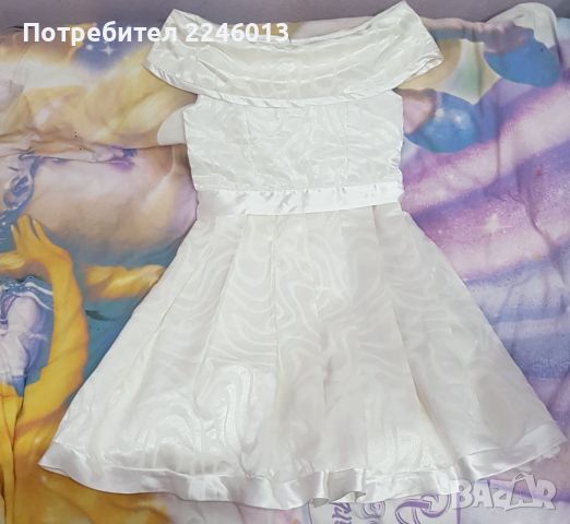 Бяла рокличка за принцеси, снимка 1 - Детски рокли и поли - 45717574