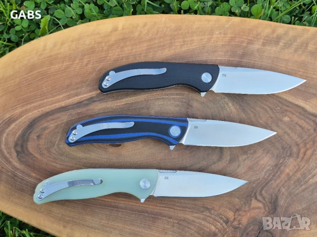 Сгъваем джобен нож SHIROGOROV,стомана D2,три цвята,SH207, снимка 2 - Ножове - 50985055
