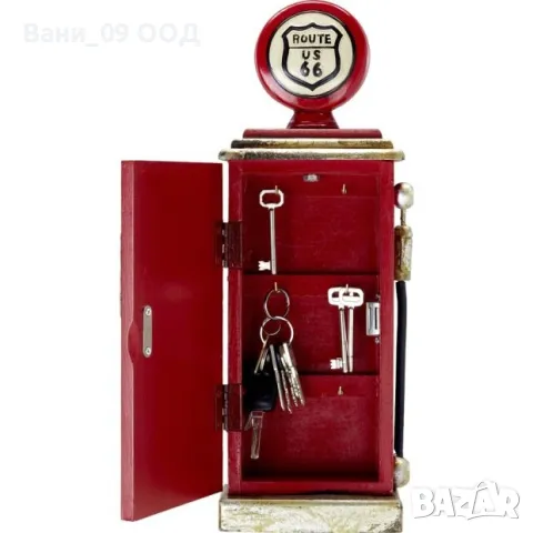 Винтидж кутия за ключове "Route 66", снимка 4 - Декорация за дома - 49824013
