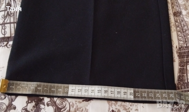 Продавам дамски черен панталон размер L, снимка 6 - Панталони - 52053296