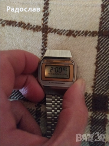 стар електронен часовник SONY, снимка 5 - Мъжки - 53928341