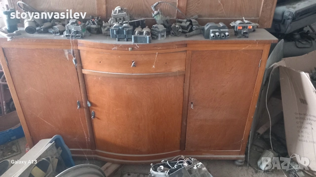 ретро соц сервизен шкаф, снимка 4 - Шкафове - 53364742