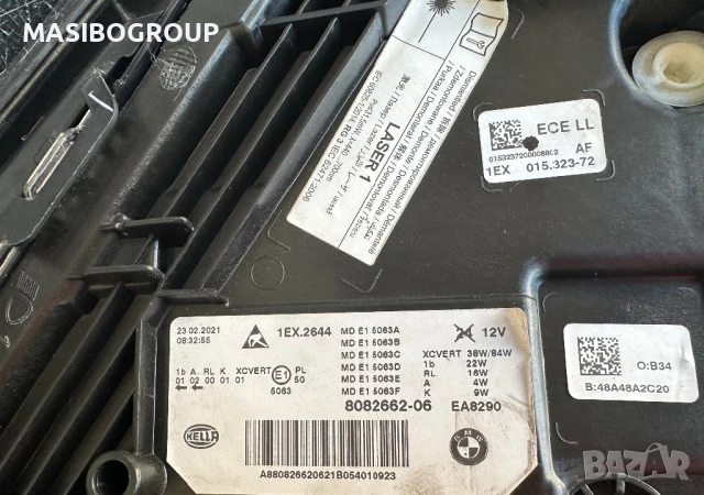 Фарове BMW Laser фар Shadow Black Line за Бмв 5 Г30 Г31 фейс Bmw G30 G31 LCI, снимка 9 - Части - 45197994