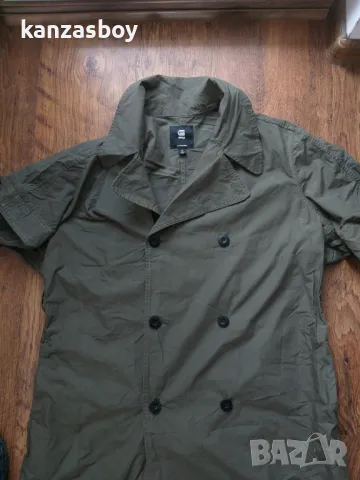 G-STAR HIGH TRENCH SHORT SLEEVE DRESS WMN - страхотна дамска рокля М, снимка 9 - Рокли - 49262933