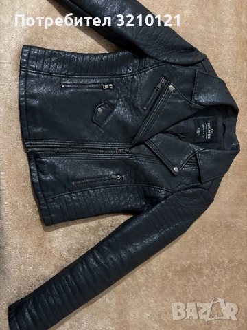 Дамско кожено яке , снимка 8 - Якета - 52776327