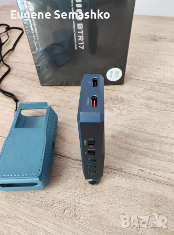 FiiO BTR17 Portable Bluetooth DAC/Amplifier – Blue, снимка 4 - Друга електроника - 53774367