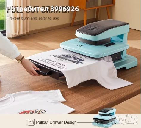 Термо преса, снимка 3 - Други машини и части - 53041311