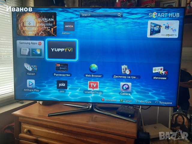 Топ цена висок клас телевизор Samsung ue55es8080, снимка 4 - Телевизори - 53719077