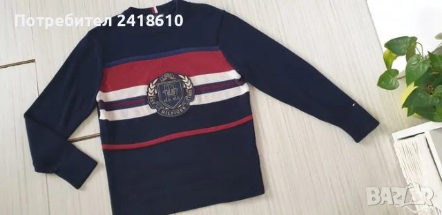 Tommy Hilfiger Organic Cotton Mens Size L НОВО! ОРИГИНАЛ! Мъжки Памучен Пуловер!, снимка 9 - Пуловери - 48416708