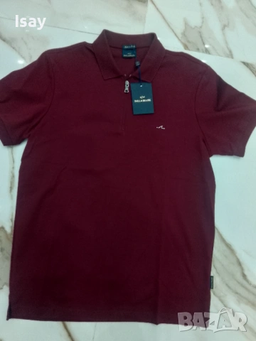 Мъжка тениска Паул Шарк Л последен размер в бордо цвят , снимка 8 - Тениски - 53169094