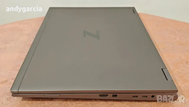 HP ZBook Fury 17 G8/Core i7 11850H/NVidia Quadro T1200 4GB/32GB RAM/512GB SSD NVMe/17.3 IPS Full HD, снимка 3 - Лаптопи за работа - 48261878