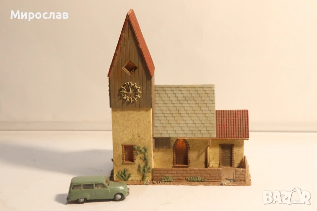FALLER? KIBRI?VOLLMER H0 1/87 ЦЪРКВА  СГРАДА КЪЩА ВАГОН ВЛАК ЖП, снимка 3 - Колекции - 53916610