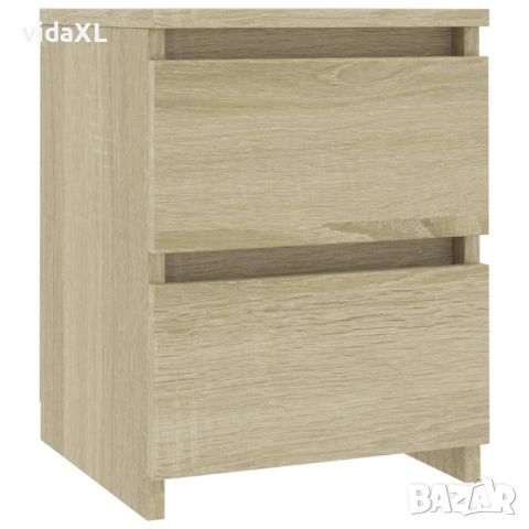 vidaXL Нощно шкафче, дъб сонома, 30x30x40 см, ПДЧ（SKU:800519, снимка 1 - Шкафове - 46023355