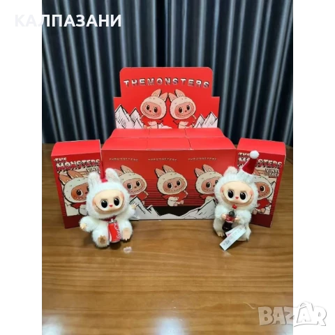 Лимитирана серия Labubu The Monsters плюшена играчка ключодържател Coca Cola - 18 см, кутия Изненадa, снимка 2 - Плюшени играчки - 51142286