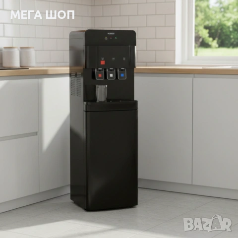 Диспенсер за вода Muhler WD-99CBL, компресор, долно зареждане, снимка 3 - Друга електроника - 53884632