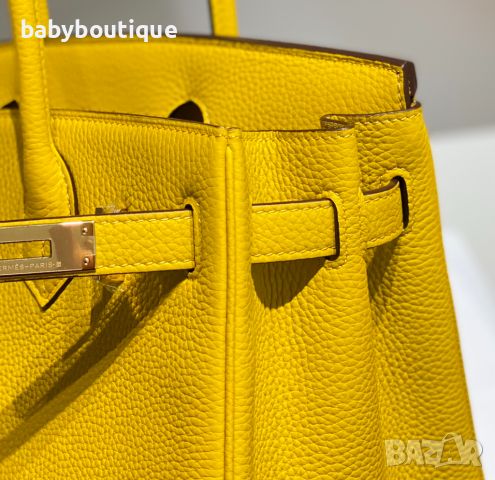 Hermes Birkin Amber yellow, снимка 6 - Чанти - 45396588