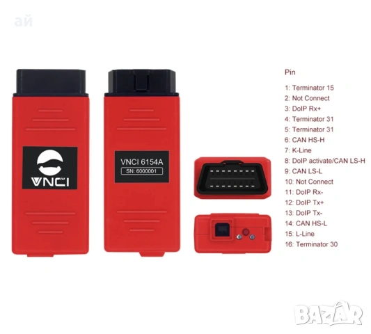 Lenovo ThinkPad 8GB , i5, 256SSD + VNCI (VAS) 6154A ODIS CAN FD DOIP, снимка 6 - Аксесоари и консумативи - 47185275