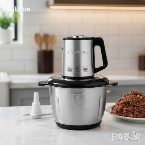 Lexical LCH-1960 електрически чопър – бързо и равномерно рязане за всяка кухня, снимка 5 - Чопъри и пасатори - 52888985