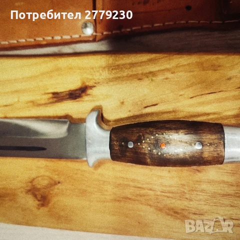 Ловен нож ръчна изработка от Едно време!, снимка 7 - Ножове - 50911030