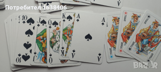 Стари карти за игра ГДР, снимка 4 - Колекции - 53348116