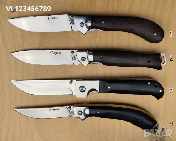 Джобен нож Русия - Витяз Гюрза Ст 65Х13 , 104х240 мм, снимка 6 - Ножове - 53846271