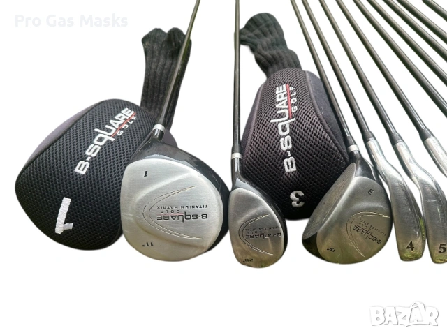 Комплект 12 Стикове Голф B Square Сак Pro Ace и количка LT 410, топки, Нова Ръкавица, подаръци : Вси, снимка 9 - Голф - 53967029