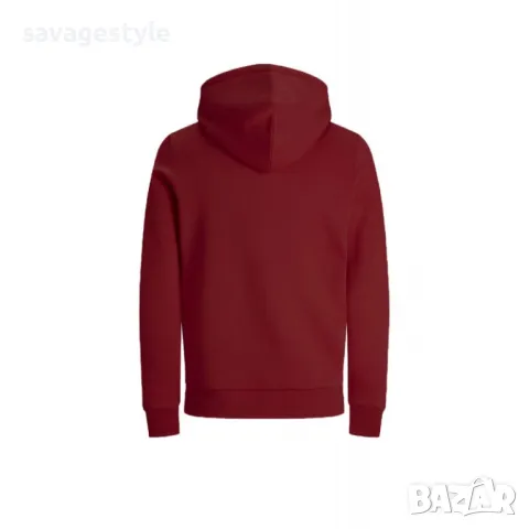 Детски суитчър JACK&JONES Logo Drawstring Hoodie Red, снимка 2 - Детски анцузи и суичери - 48257575