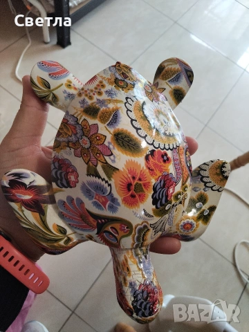 керамичен свещник, снимка 2 - Декорация за дома - 53365946