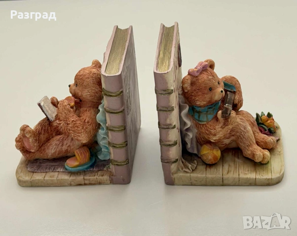 Чифт винтидж държачи за книги Teddy Tales, снимка 6 - Детски книжки - 53401409