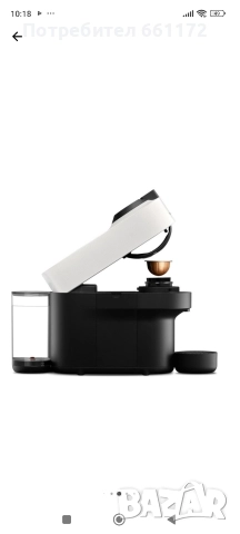 Кафемашина Nespresso vertuo, само изпробвана,нова с кутията!, снимка 2 - Кафемашини - 52589627