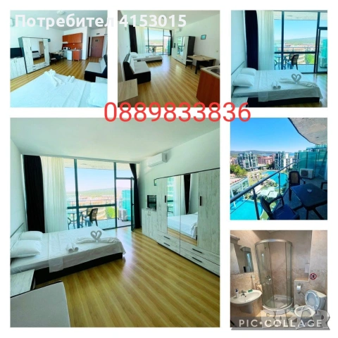 Primorsko del sol -частни студиа и апартаменти, снимка 4 - Квартири, нощувки - 53635847