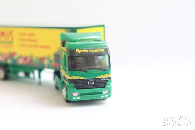 HERPA 1:87 H0 MERCEDES ACTROS КАМИОН TIR МОДЕЛ KОЛИЧКА, снимка 8 - Колекции - 50044695