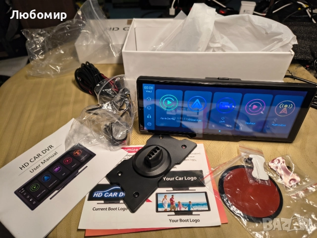 10.26" безжично CarPlay стерео с 1080P камера за заден ход, преносимо автомобилно радио , снимка 2 - Навигация за кола - 51936843