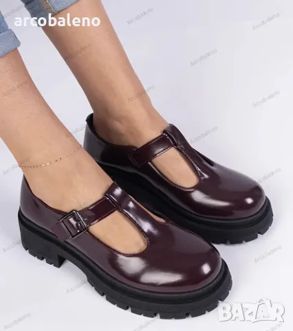 Дамски обувки на платформа от еко кожа Nella, 2цвята , снимка 12 - Дамски ежедневни обувки - 49255946