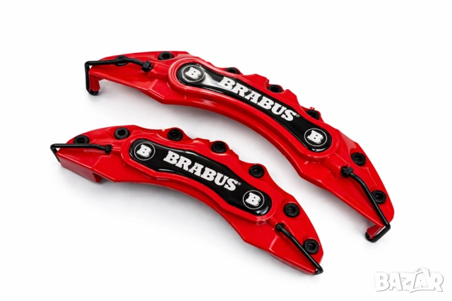 Капаци за спирачни апарати BRABUS – комплект 4 бр. | Червени, сини, черни, оранжеви, зелени, бели, снимка 4 - Аксесоари и консумативи - 54223017