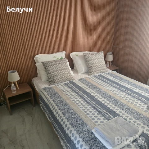 Бунгала на брега на морето Гърция Неа Перамос, снимка 7 - Почивки в Гърция - 51686925