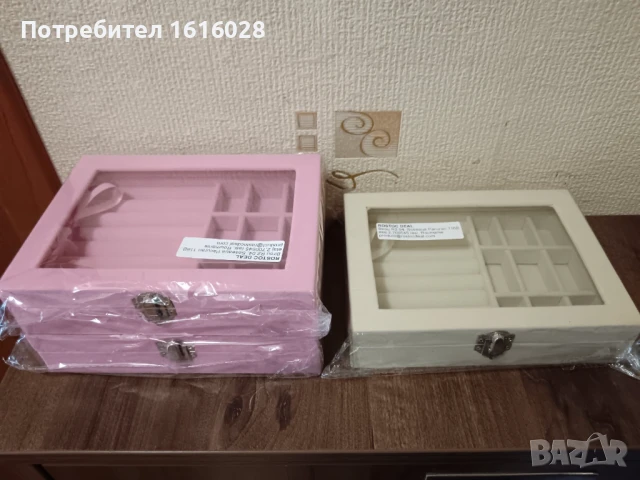 Кадифени кутии органайзери за бижута., снимка 6 - Други - 51268408