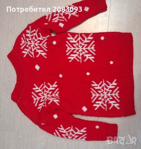Детска коледна блуза за 4г., снимка 2 - Детски Блузи и туники - 52559074
