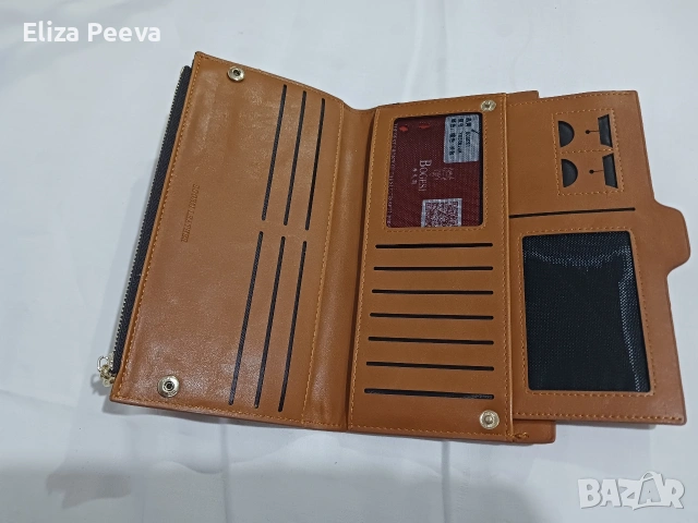Портфейл от естествена кожа, снимка 10 - Портфейли, портмонета - 53229022