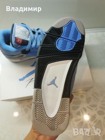 Jordan 4 UNC Мъжки Обувки 43 EUR+ Кутия, снимка 7 - Маратонки - 46453524