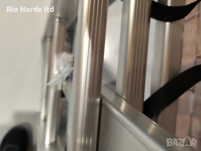 Стълба алуминиева трираменна 3х7 4.76м 150кг, снимка 6 - Други инструменти - 53602781