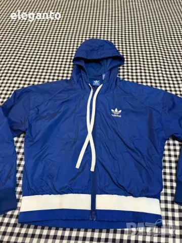 ADIDAS Originals дамско късо яке бомбер ветровка S/XS размер, снимка 5 - Якета - 48549854