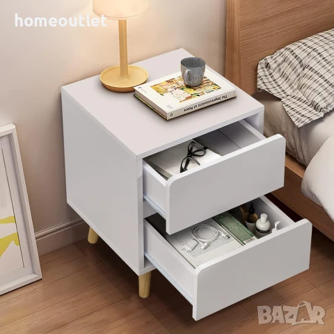 ПРОМОЦИЯ Шкаф за съхранение с минималистичен дизайн в бяло CLIPOP C-B-ST-0014WHWH, снимка 6 - Шкафове - 50770328