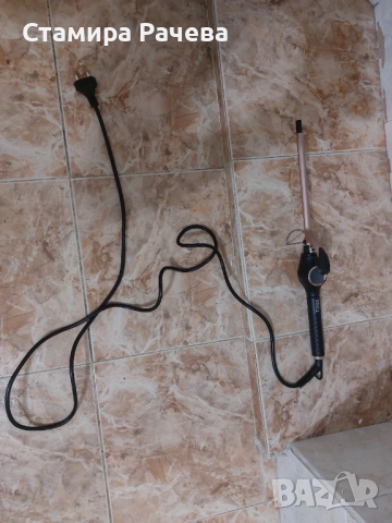 Маша за афро къдрици Oliver Voltz OV51102C, 38W, Tурмалиново керамично покритие, 140-200C, Дисплей,, снимка 1