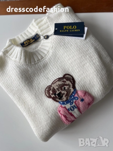 Дамски пуловер Polo с мече 